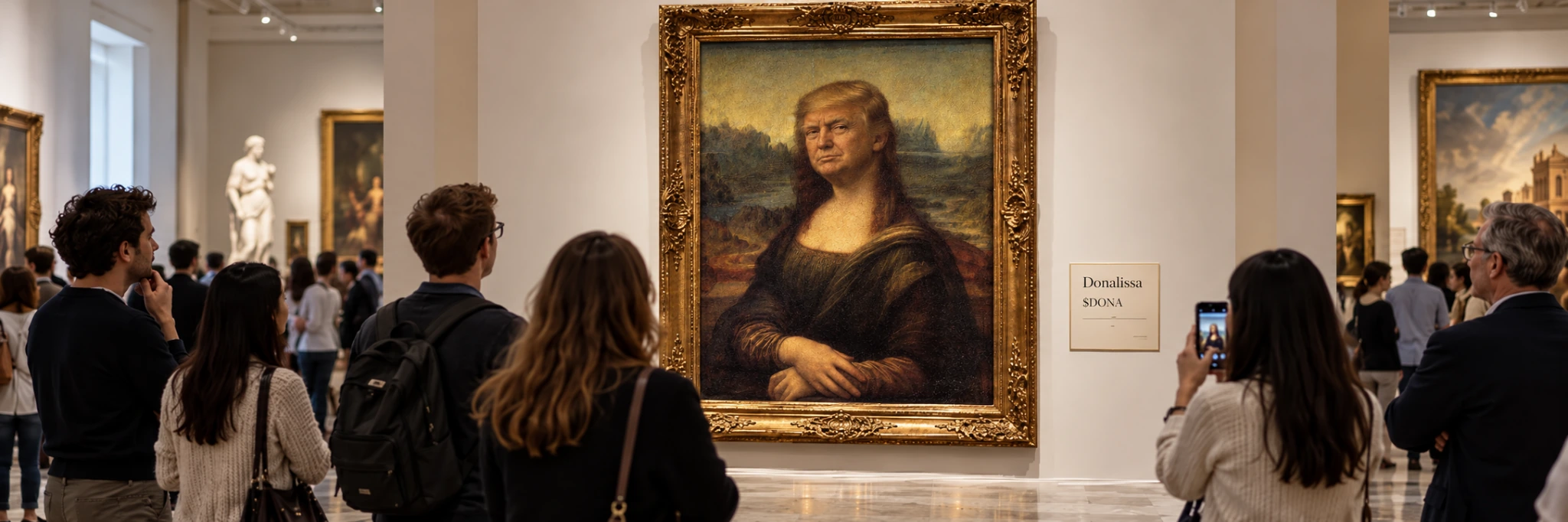 Donalissa displayed in a museum